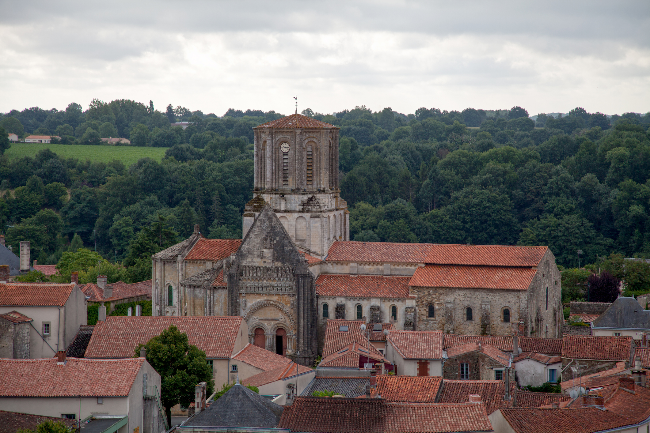 The church of Notre-Dame-de-l'Assomption de Vouvant is a Catholic church located in Vouvant, in the department of Vendée, in Pays de la Loire region.