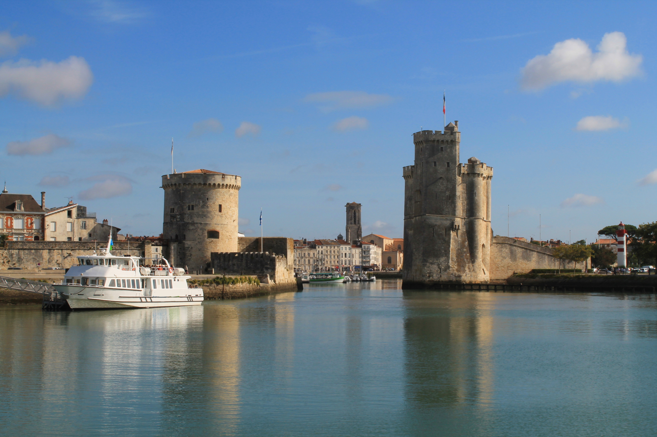 Medieval towers of La Rochelle, France