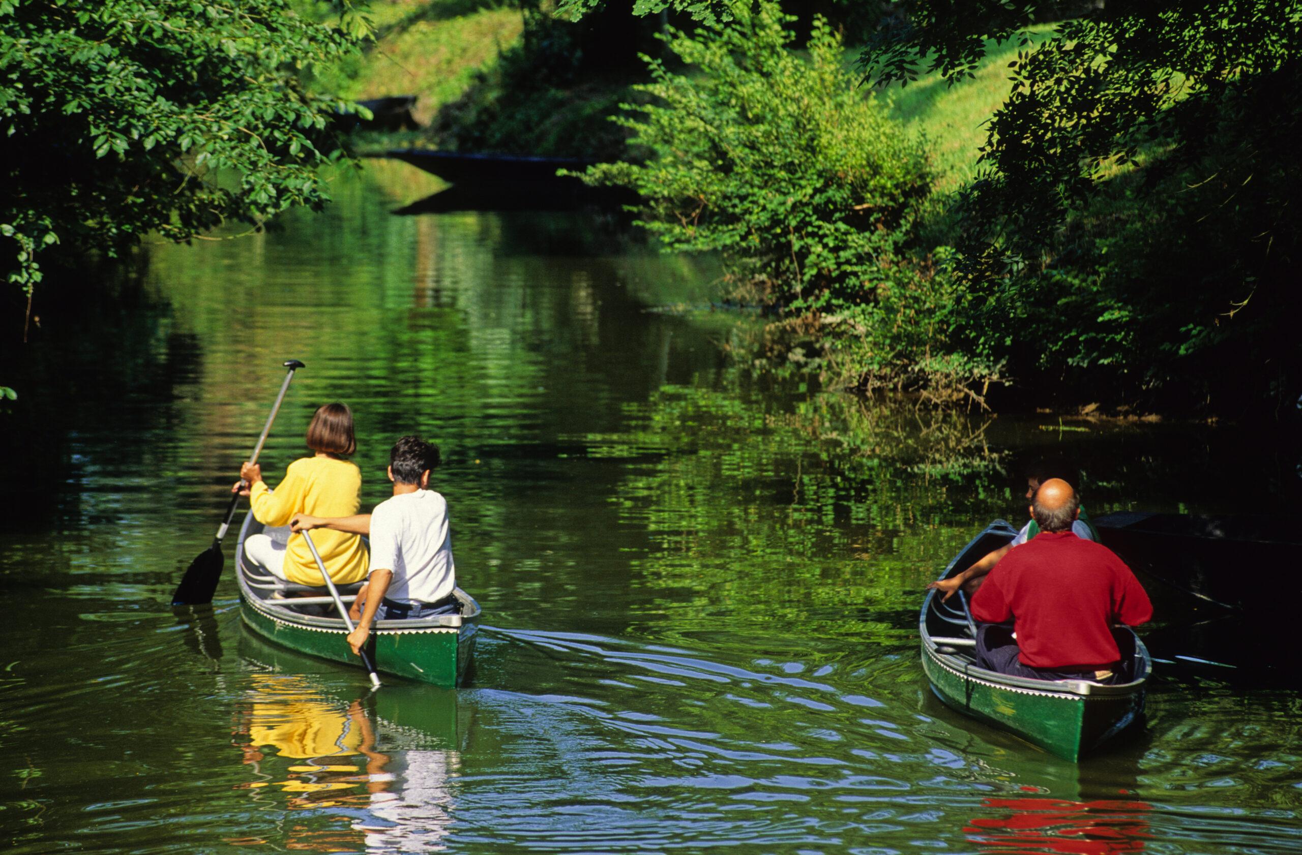 promenade en canoA< dans le Marais Poitevin